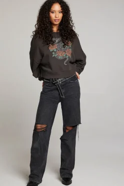 Best Sale Snake & Roses Pullover Women Loungewear|Graphics