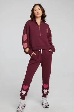 Discount Snow Heart Pants Women Loungewear|Graphics