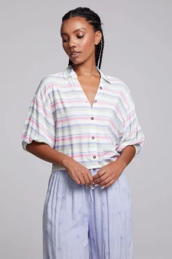 Best Sale Sofia Positano Stripe Blouse Women Loungewear|Tops