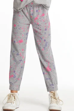 Store Splatter Paint Girls Pants Kids Girls