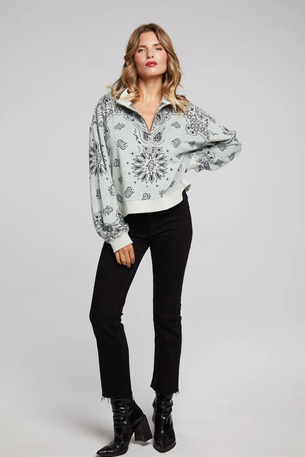 Store Stella Matcha Half Zip Pullover Women Loungewear|Tops