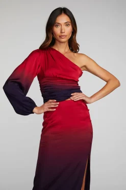 Online Stretch Silky Woven Cold Shoulder Blouse Women Loungewear|Tops