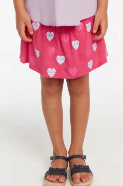 Online Stripe Hearts Girls Skort Kids Girls
