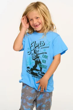 Online Sun Records Elvis Live On Stage Tee Women/Kids/BOY Boys|Music