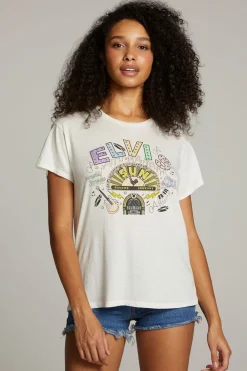 Shop Sun Records Memphis Collage Tee Women Loungewear|Graphics