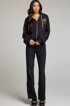 Discount Sun Records Studded Elvis Zip Up Hoodie Women Outerwear|Loungewear