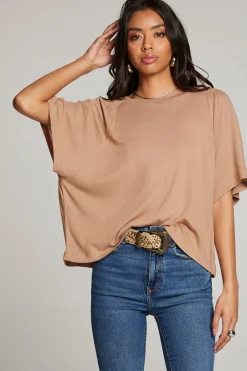 Best Sale Sun Warm Taupe Tee Women Loungewear|Tops