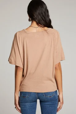 Best Sale Sun Warm Taupe Tee Women Loungewear|Tops