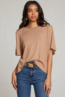 Best Sale Sun Warm Taupe Tee Women Loungewear|Tops