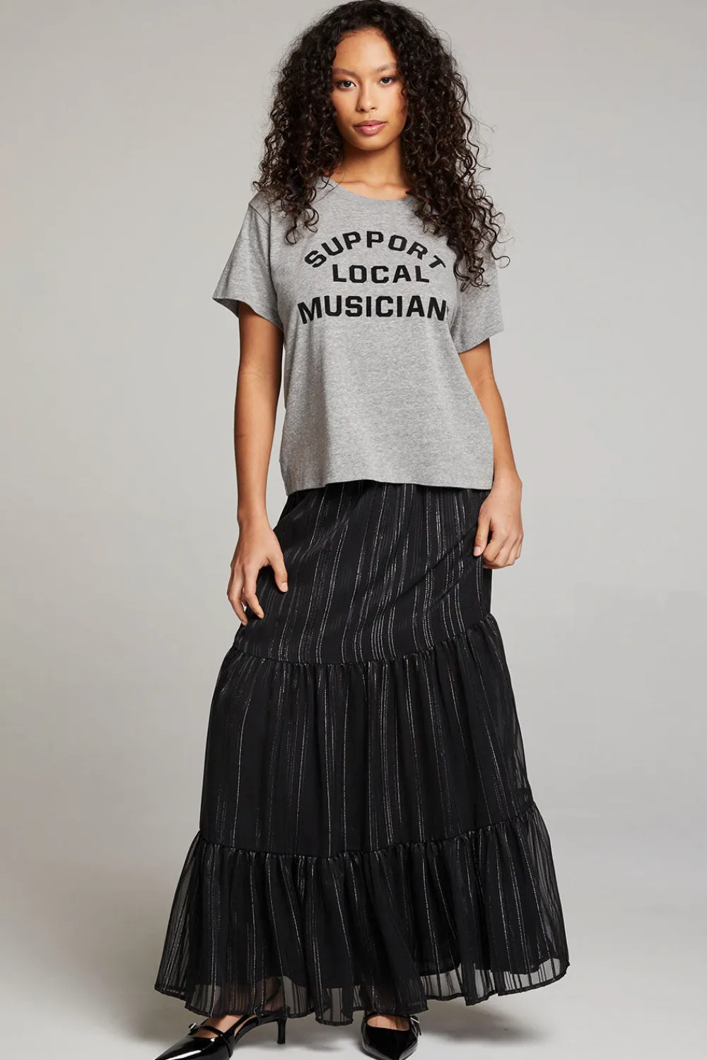 Online Support Local Musicians Tee Women Loungewear|Graphics