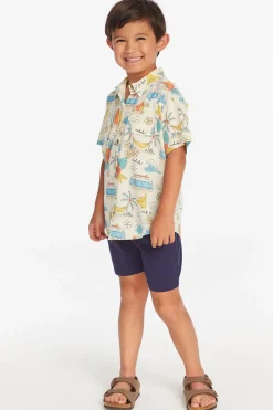 Sale Surf's Up Boys Button Down Tee Kids/BOY Boys
