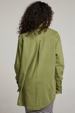 Best Sweet Pea Sphagnum Button Up Women Loungewear|Tops