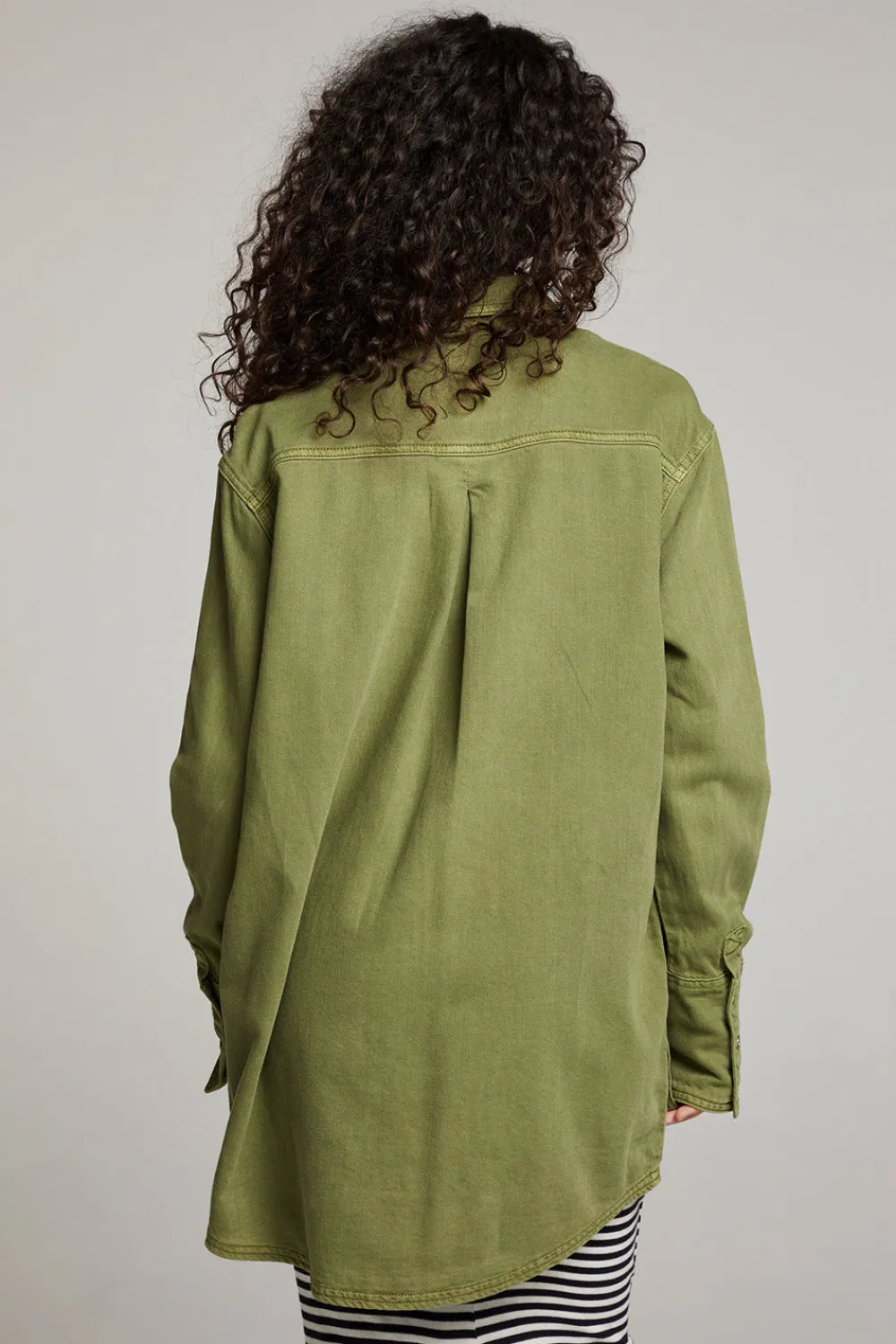 Best Sweet Pea Sphagnum Button Up Women Loungewear|Tops