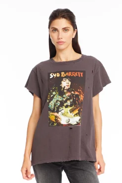 Fashion Syd Barrett - "Syd Psychedelic" Distressed Crew Neck Women Loungewear|Graphics