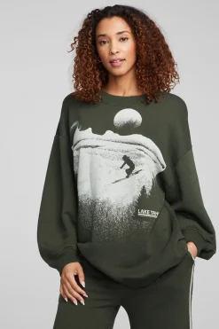 Flash Sale Tahoe Ski Slope Zuma Cotton Pullover Women Outerwear|Loungewear