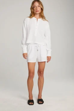 Best Sale Thayne White Long Sleeve Women Loungewear|Tops