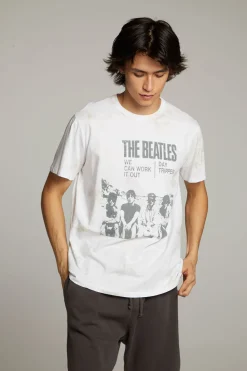 Best Sale The Beatles Day Tripper Crew Neck Tee Women Tops|Music
