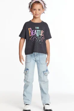 Outlet The Beatles Rainbow Logo Girls Tee Women/Kids Girls|Music