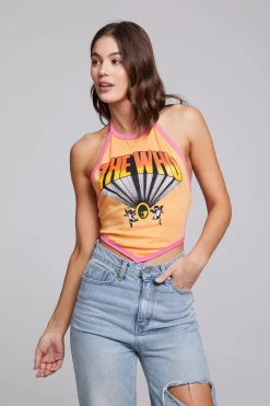 Flash Sale The Who Keith Moon Wallflower Halter Top Women Loungewear|Music