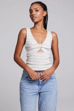 Fashion Tramonti Como Stripe Tank Top Women Loungewear|Tops