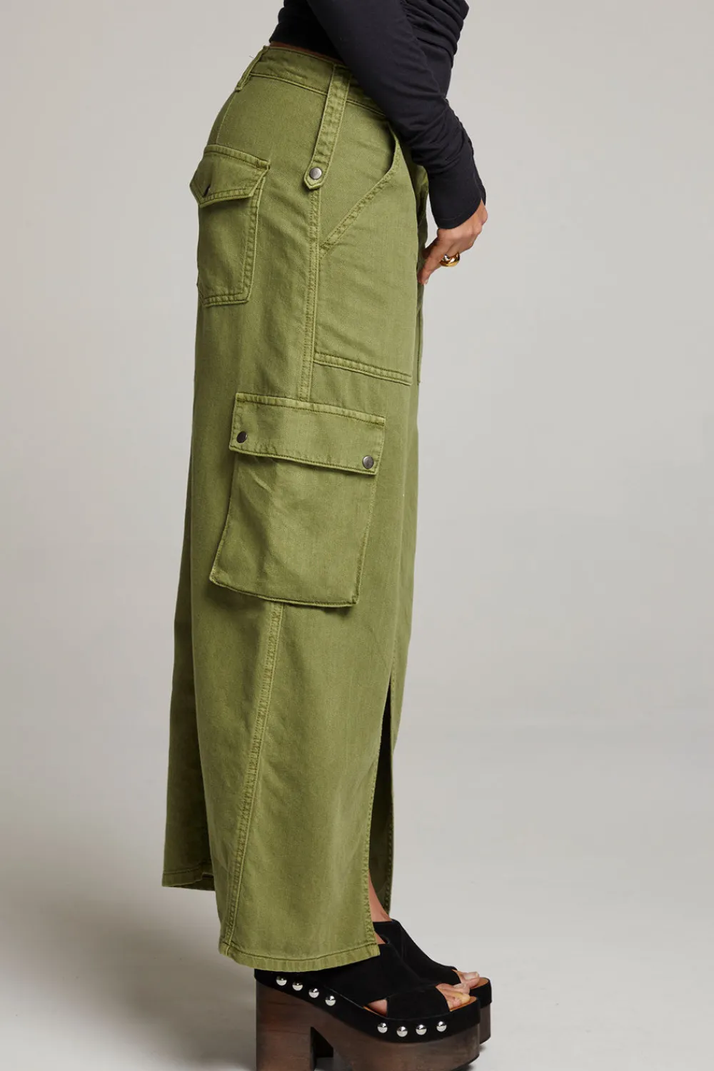 Best Tri Sphagnum Maxi Skirt Women Loungewear