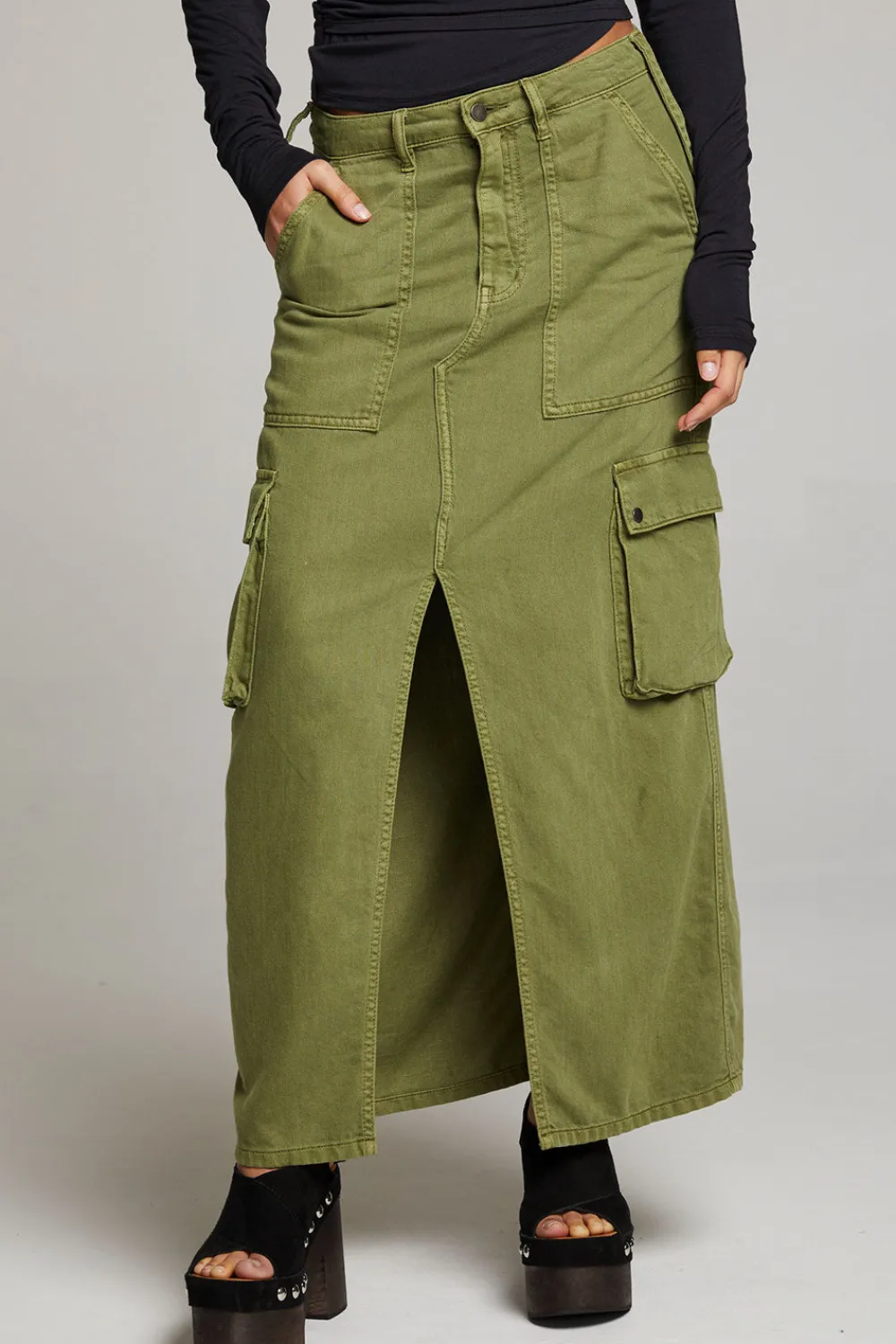 Best Tri Sphagnum Maxi Skirt Women Loungewear