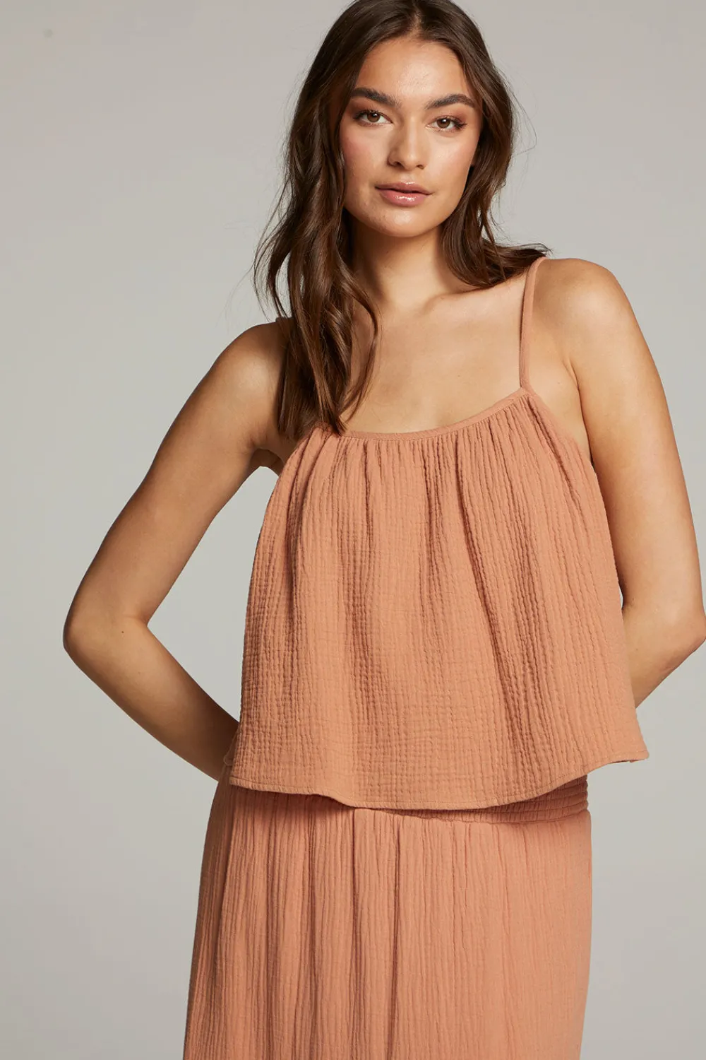 Fashion Tropical Bronze Top Women Loungewear|Tops