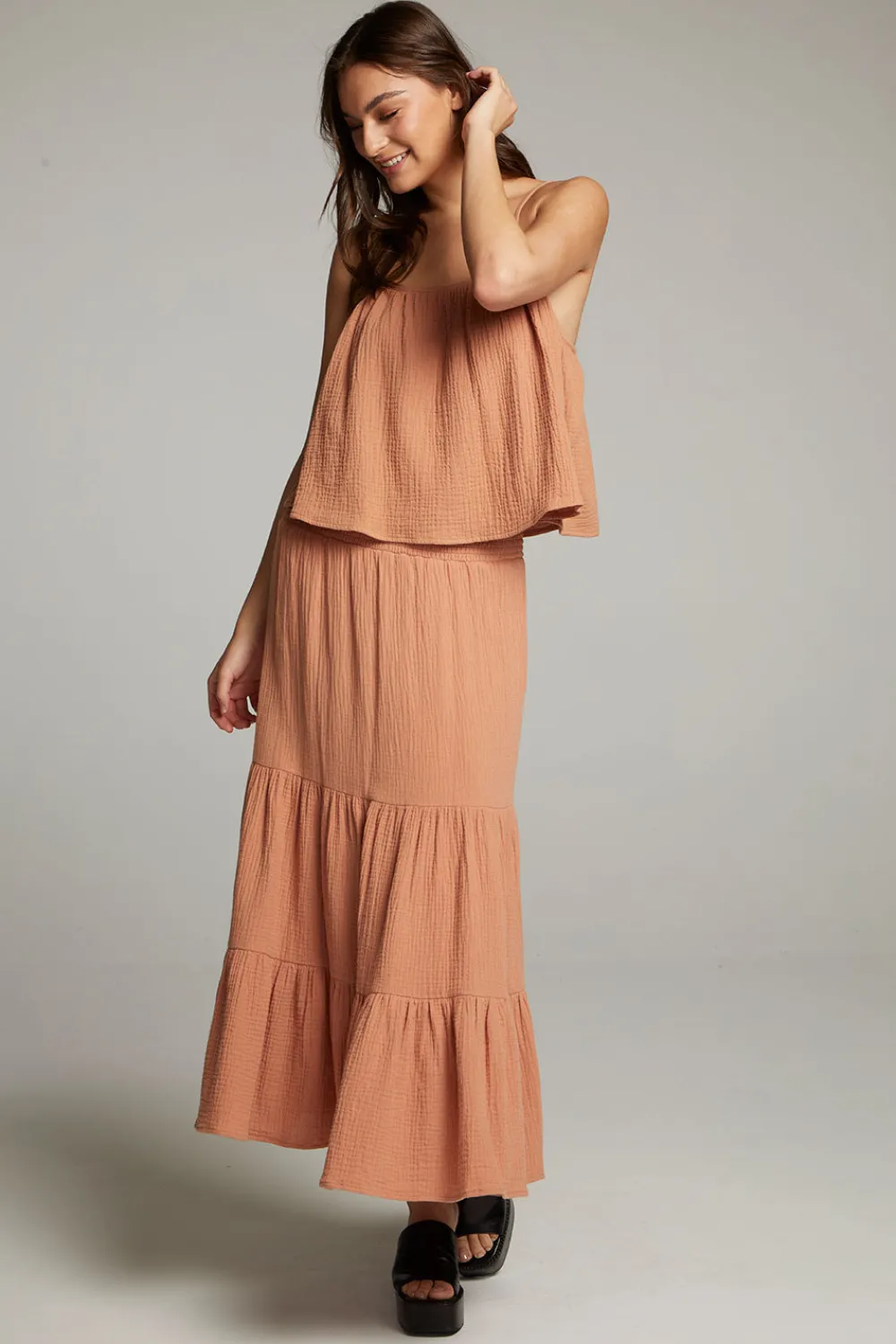Fashion Tropical Bronze Top Women Loungewear|Tops