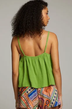 Outlet Tropical Piquant Green Top Women Loungewear|Tops