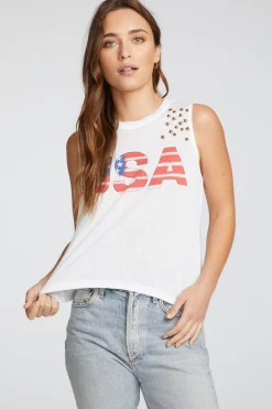 Hot USA Star Women Graphics|Tops
