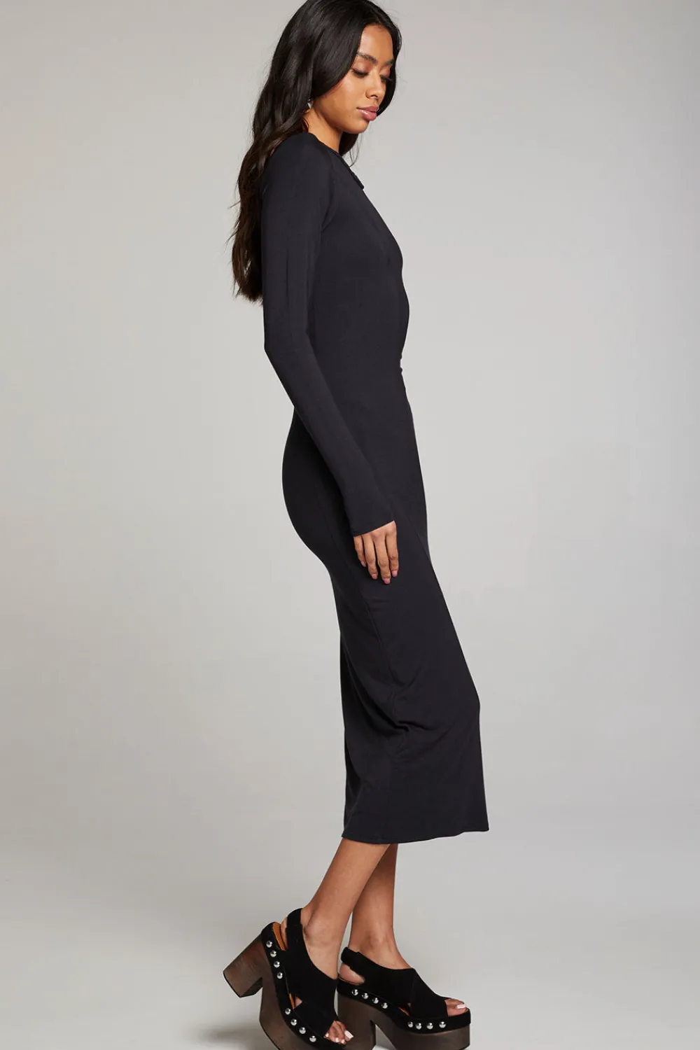 Outlet Vedaa Licorice Midi Dress Women Loungewear|Dresses