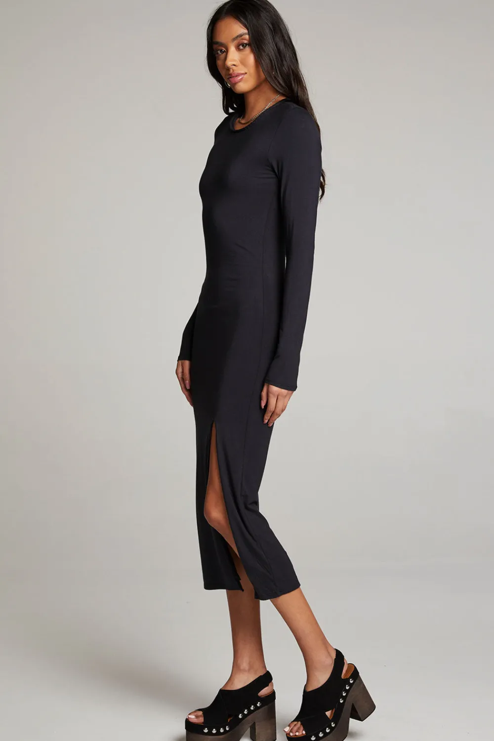 Outlet Vedaa Licorice Midi Dress Women Loungewear|Dresses
