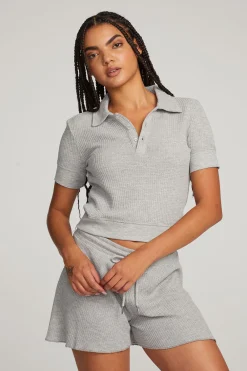 Cheap Victoria Grey Marl Pullover Women Loungewear|Tops