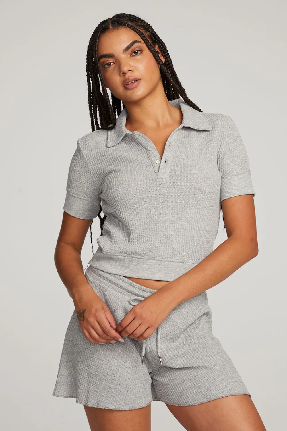 Cheap Victoria Grey Marl Pullover Women Loungewear|Tops
