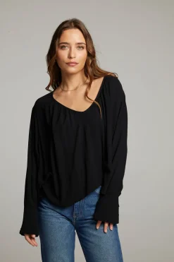 Discount Warren Licorice Blouse Women Loungewear|Tops