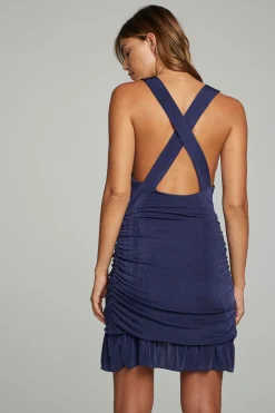 Online Westside Mini Dress - Dark Denim Women Loungewear|Dresses