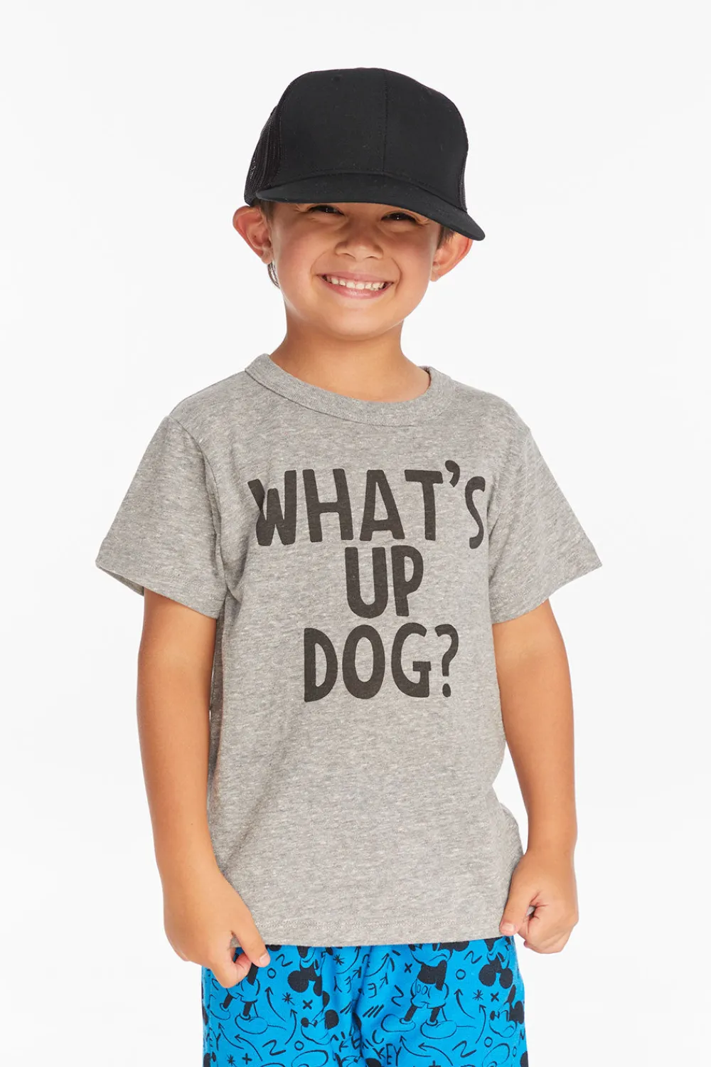New What's Up Dog Boys Crew Neck Tee Kids/BOY Boys