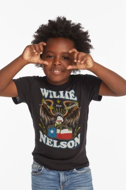 Clearance Willie Nelson Born For Trouble Boys Tee Women/Kids/BOY Boys|Music
