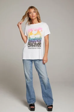 Outlet Woodstock Peace Love Music Tee Women Loungewear|Music