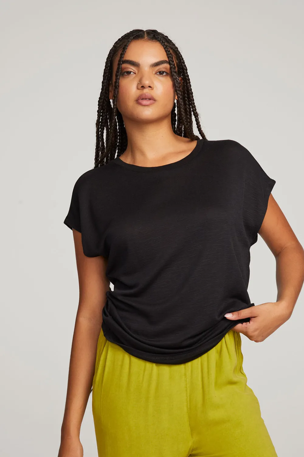 Cheap Wylie Licorice Tee Women Loungewear|Tops