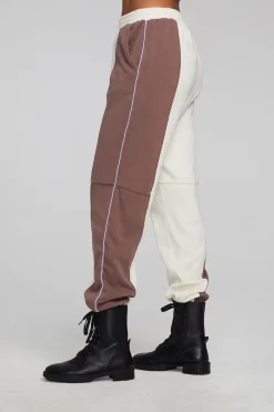 Flash Sale Yale Deep Taupe And Almond Jogger Women Loungewear|Bottoms