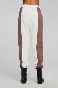 Flash Sale Yale Deep Taupe And Almond Jogger Women Loungewear|Bottoms
