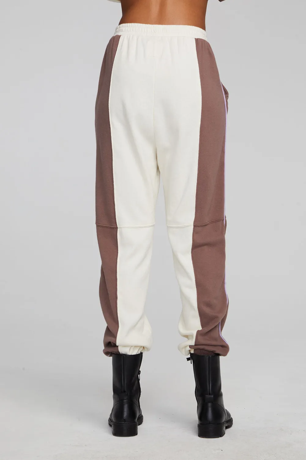 Flash Sale Yale Deep Taupe And Almond Jogger Women Loungewear|Bottoms