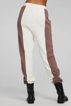 Flash Sale Yale Deep Taupe And Almond Jogger Women Loungewear|Bottoms