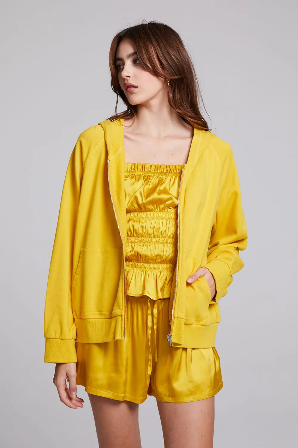 Discount Yaro Mimosa Zip Up Sweatshirt Women Outerwear|Loungewear