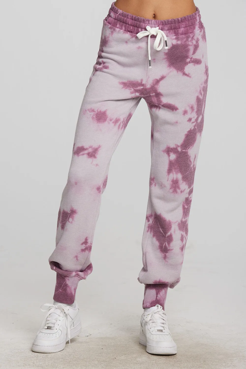 Cheap Zuma Cotton Terry Joggers With Rib And Shoestring Tie Women Loungewear|Bottoms