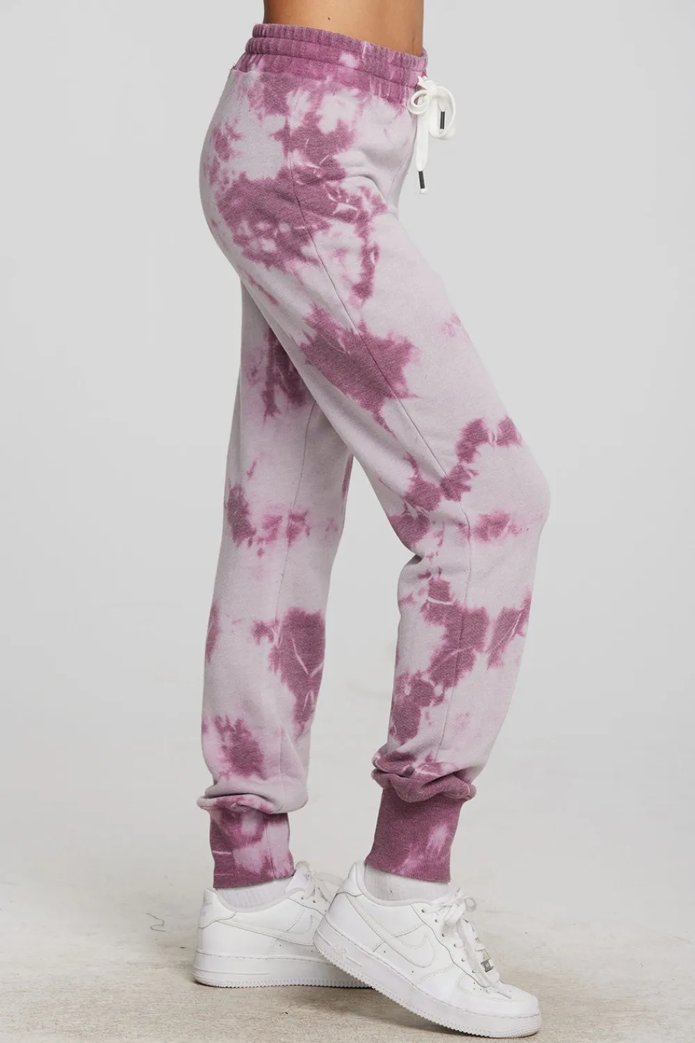 Cheap Zuma Cotton Terry Joggers With Rib And Shoestring Tie Women Loungewear|Bottoms