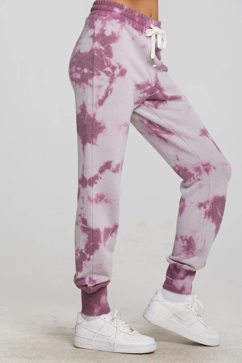 Cheap Zuma Cotton Terry Joggers With Rib And Shoestring Tie Women Loungewear|Bottoms