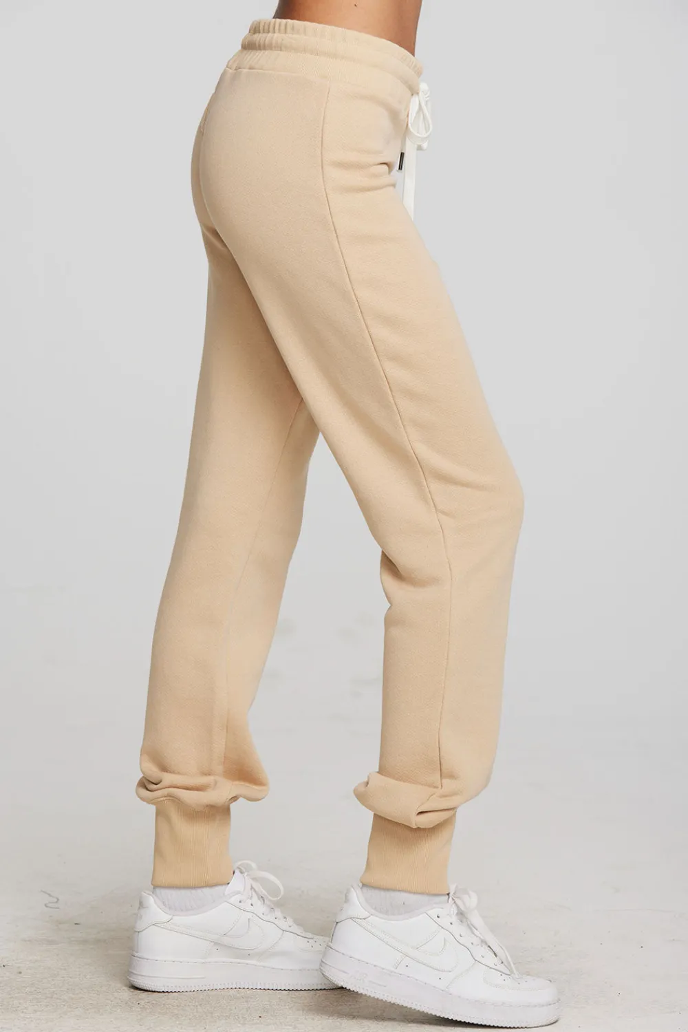 Clearance Zuma Cotton Terry Joggers With Rib And Shoestring Tie Women Loungewear|Bottoms