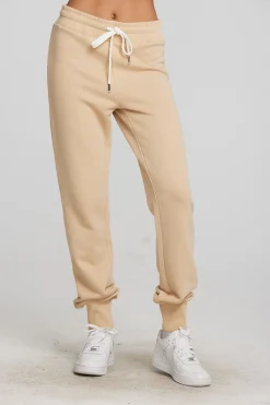 Clearance Zuma Cotton Terry Joggers With Rib And Shoestring Tie Women Loungewear|Bottoms